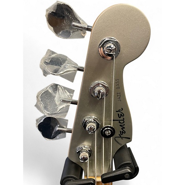 Used Fender Flea Signature Active Jazz Bass Inca Silver Electric Bass Guitar