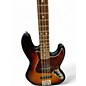 Used Fender American Standard Jazz Bass 3 Tone Sunburst Electric Bass Guitar