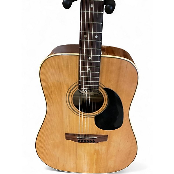 Used Hofner Dreadnought Natural Acoustic Guitar