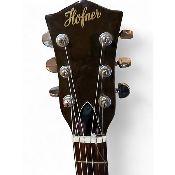 Used Hofner Dreadnought Natural Acoustic Guitar