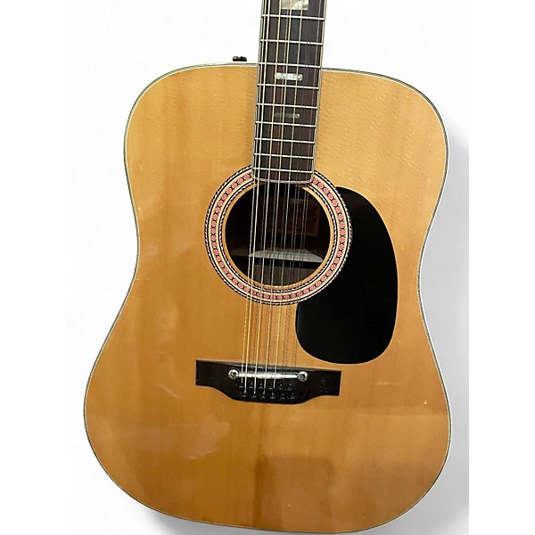 Used Aria 12 String Natural 12 String Acoustic Guitar