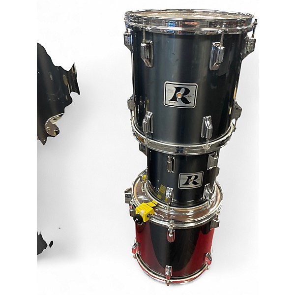 Used Rogers 6 Piece 6 Piece  Steel Blue Drum Kit