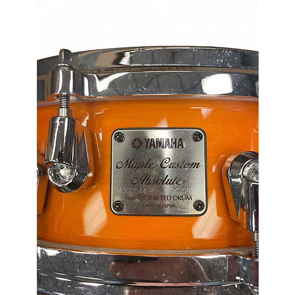 Used Yamaha 14in Maple Custom Absolute Natural Drum