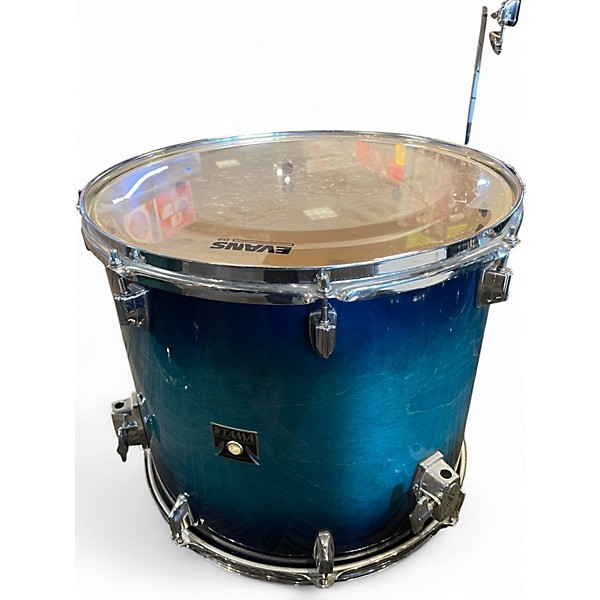 Used TAMA 7 Piece Superstar Classic Blue Burst Drum Kit