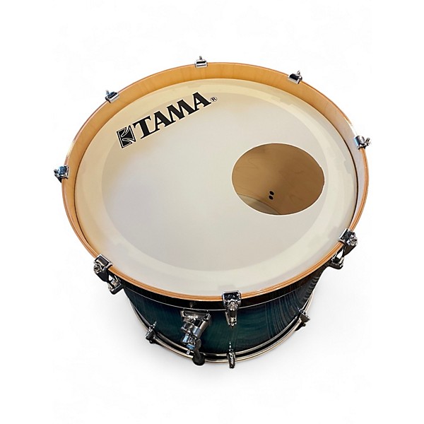 Used TAMA 7 Piece Superstar Classic Blue Burst Drum Kit