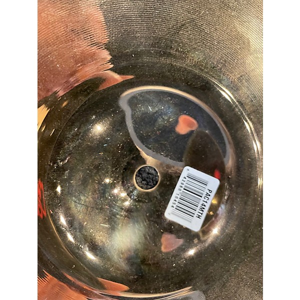 Used MEINL 14in PURE ALLOY CUSTOM 14IN HI HAT Cymbal