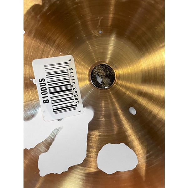 Used MEINL 10in byzance 10in dual splash Cymbal