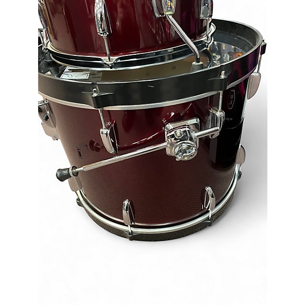 Used TAMA 5 Piece SWINGSTAR Chrome Red Drum Kit