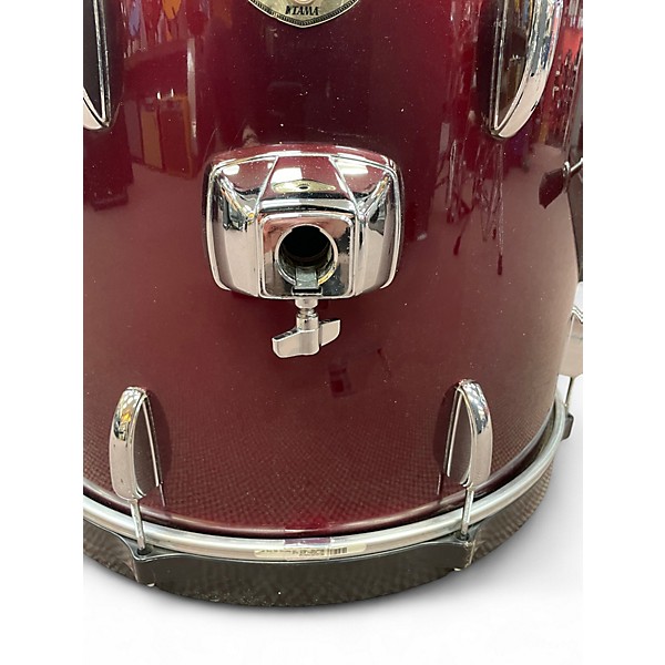 Used TAMA 5 Piece SWINGSTAR Chrome Red Drum Kit