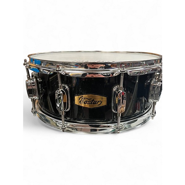 Used Eastar 14in 14"X 5.5" Snare Drum Black Pearl Drum