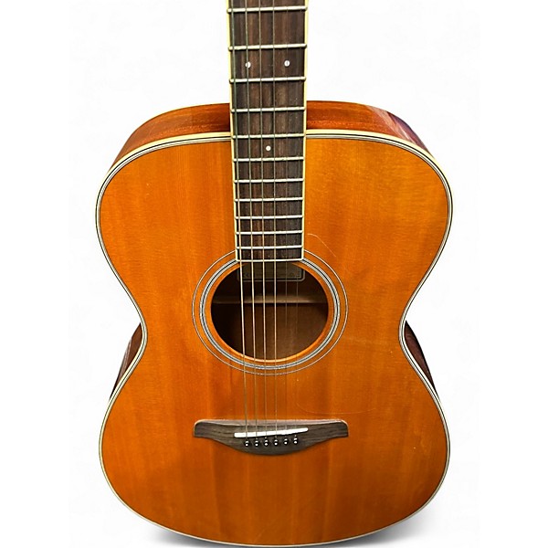 Used Yamaha FSTA TransAcoustic Concert Vintage Natural Acoustic Electric Guitar