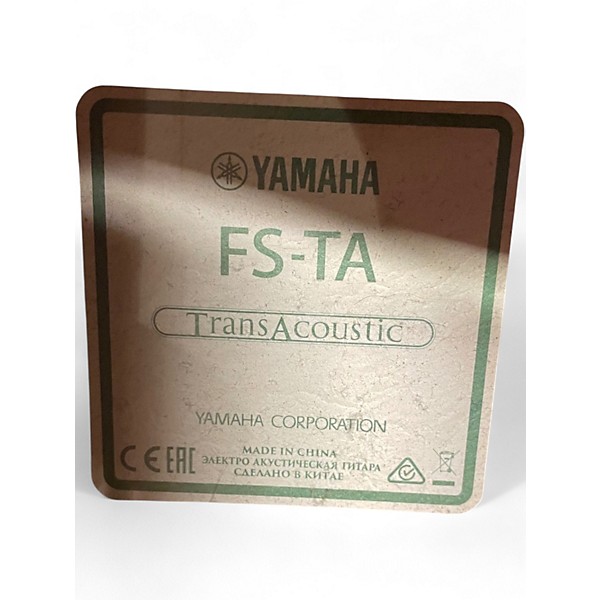 Used Yamaha FSTA TransAcoustic Concert Vintage Natural Acoustic Electric Guitar