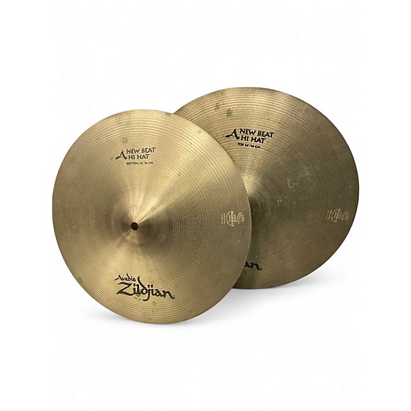 Used Zildjian 14in New Beat Hi Hat Pair Cymbal