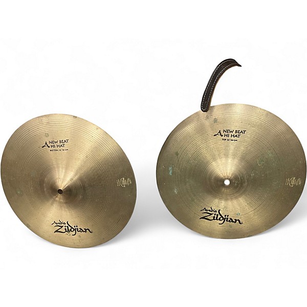 Used Zildjian 14in New Beat Hi Hat Pair Cymbal