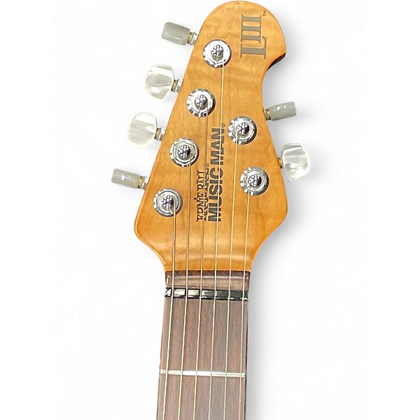 Used Ernie Ball Music Man Luke III BFR Ball Family Reserve Steve Lukather Signature Trans Blue Burst Solid Body Electric G...