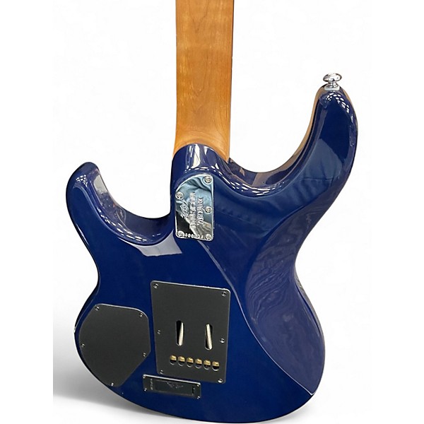 Used Ernie Ball Music Man Luke III BFR Ball Family Reserve Steve Lukather Signature Trans Blue Burst Solid Body Electric G...