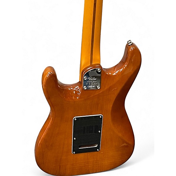 Used Fender Limited Edition American Ultra Stratocaster Tigers Eye HSS 2 Color Sunburst Solid Body Electric Guitar