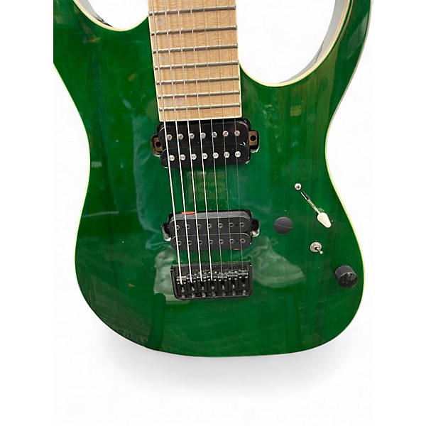 Used Cozart 7 STING ELECTRIC GTR  Emerald Green Solid Body Electric Guitar