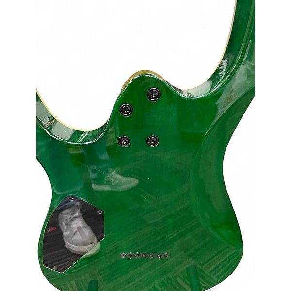 Used Cozart 7 STING ELECTRIC GTR  Emerald Green Solid Body Electric Guitar