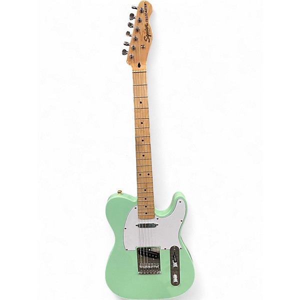 Used Fender AFFINITY SERIES TELECASTER Surf Green Solid Body Electric Guitar