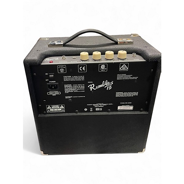 Used Fender Rumble 15 15W 1X8 Bass Combo Amp