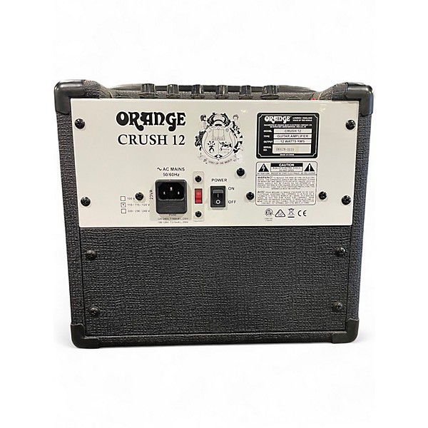 Used Orange Amplifiers Crush 12 Guitar Combo Amp
