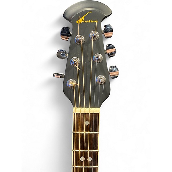 Used Ovation CC157 Celebrity Gray Burst Acoustic Electric Guitar