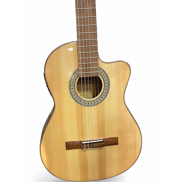 Used Lucero LC150SCE Natural Classical Acoustic Electric Guitar