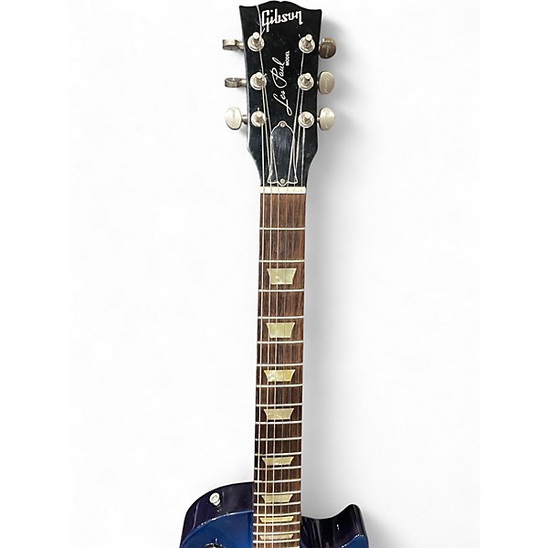 Used 2008 Gibson Les Paul Studio Robot Blue Solid Body Electric Guitar