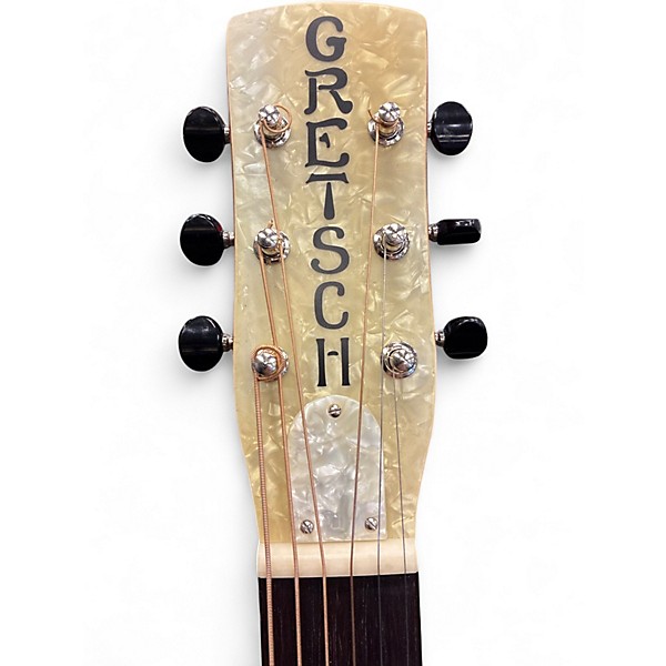 Used Gretsch Guitars G9201 Honeydipper Metal Round Neck Silver Resonator Guitar