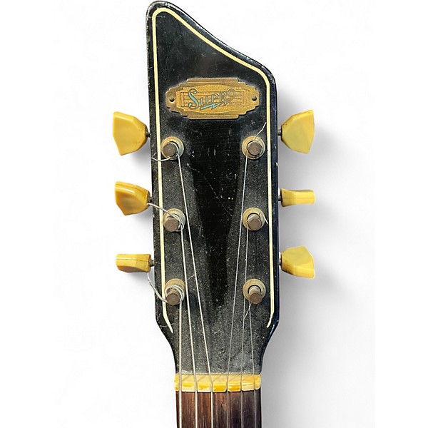 Vintage 1950s Supro Westwood Sunburst Hollow Body Electric Guitar