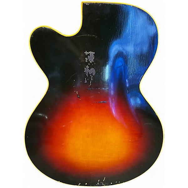 Vintage 1950s Supro Westwood Sunburst Hollow Body Electric Guitar