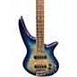Used Jackson Spectra JS3Q Amber Blue Burst Electric Bass Guitar