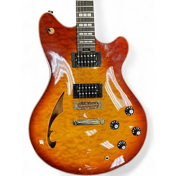 Used EVH SA126 Tobacco Burst Hollow Body Electric Guitar