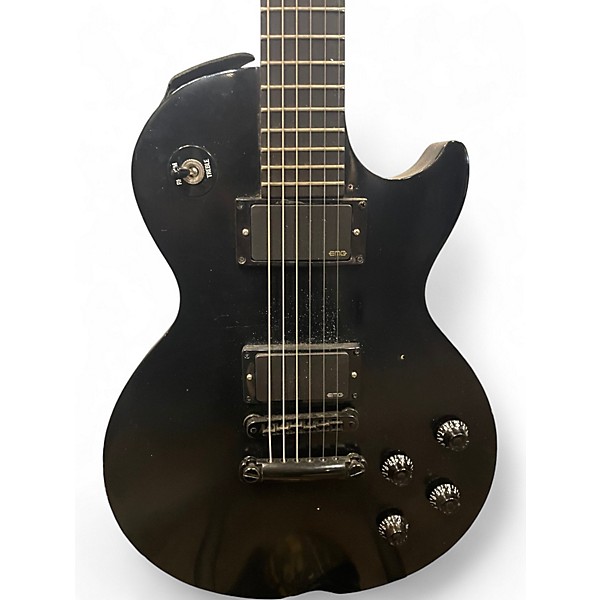 Used Gibson Les Paul Gothic Morte Black Solid Body Electric Guitar