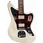 Used 2020s Fender Jaguar Olympic White Solid Body Electric Guitar