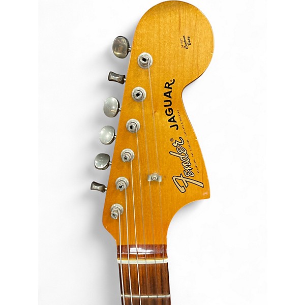 Used 2020s Fender Jaguar Olympic White Solid Body Electric Guitar