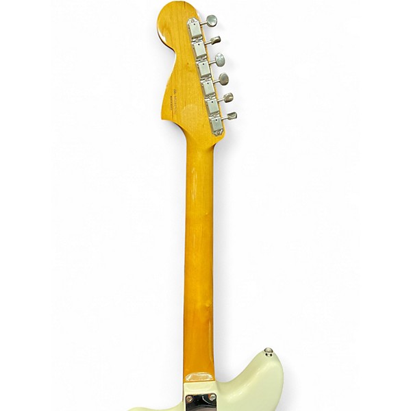 Used 2020s Fender Jaguar Olympic White Solid Body Electric Guitar