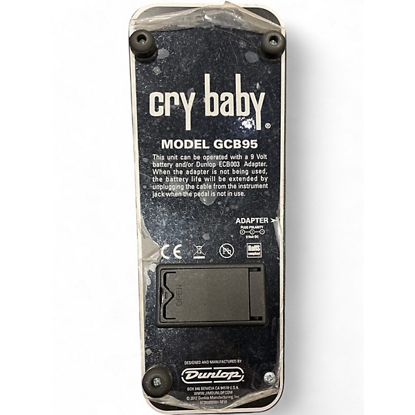 Used 2025 Dunlop Original Cry Baby Wah Effect Pedal