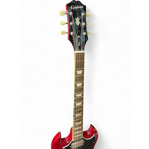Used Epiphone SG Standard Candy Apple Red Solid Body Electric Guitar
