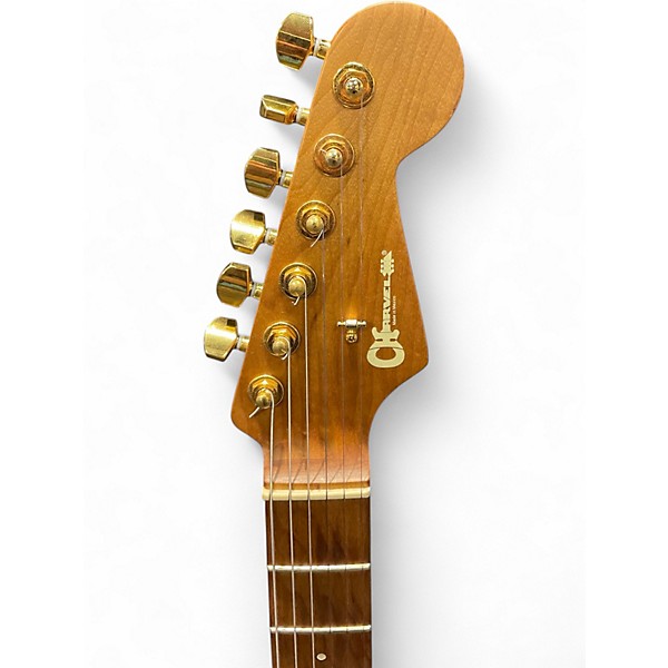 Used Charvel pro mod dk24 HSH 2PT MYSTIC BLUE Solid Body Electric Guitar