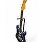 Used 2023 Fender American Ultra Stratocaster HSS Cobra Blue Solid Body Electric Guitar