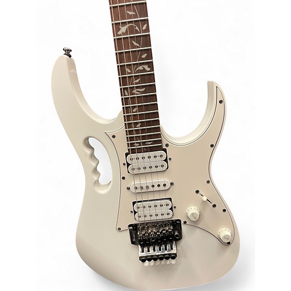 Used Ibanez JEMJR Arctic White Solid Body Electric Guitar