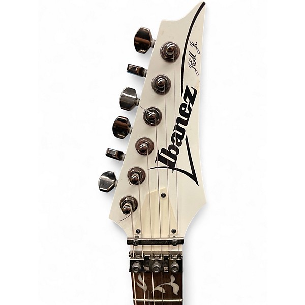 Used Ibanez JEMJR Arctic White Solid Body Electric Guitar