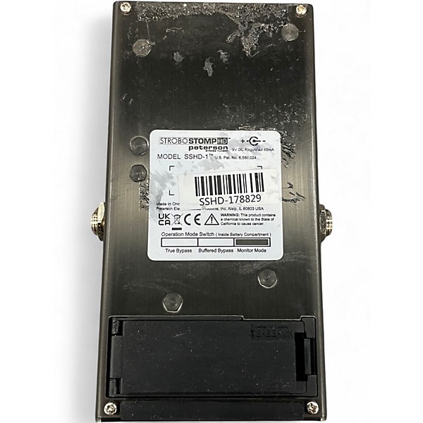 Used Peterson STROBOSTOMP HD Tuner Pedal