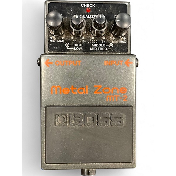 Used BOSS MT2 Metal Zone Distortion Effect Pedal