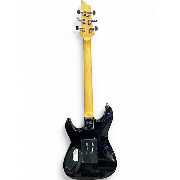 Used Schecter Guitar Research Omen Extreme 6 FR See-Thru Black Solid Body Electric Guitar