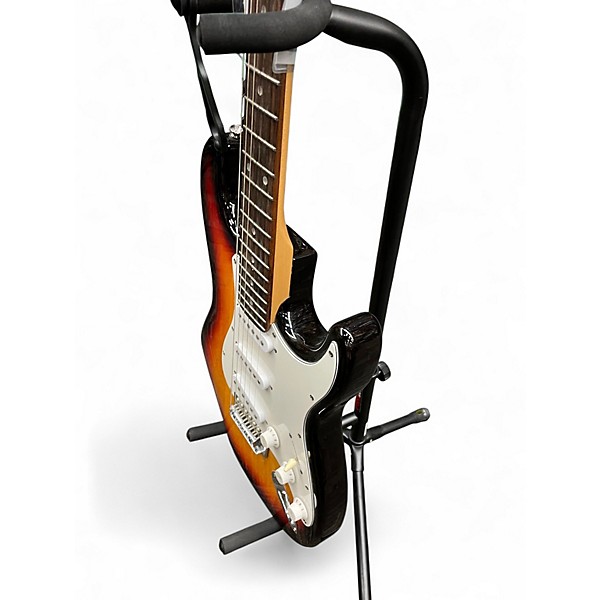 Used Eleca Strat Style 2 Color Sunburst Solid Body Electric Guitar