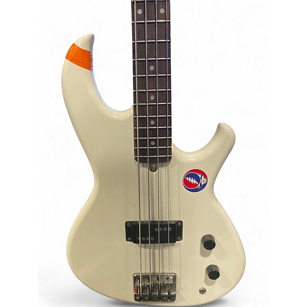 Used Aria PRO II RSB Alpine White Electric Bass Guitar
