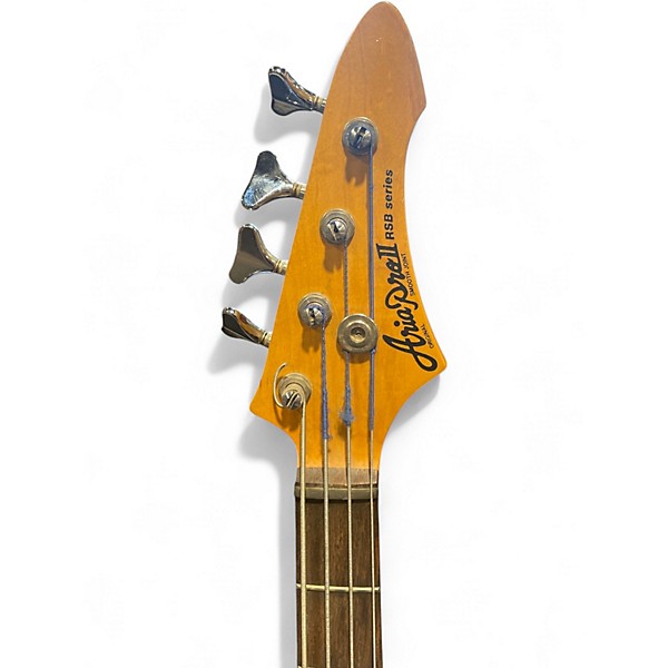 Used Aria PRO II RSB Alpine White Electric Bass Guitar